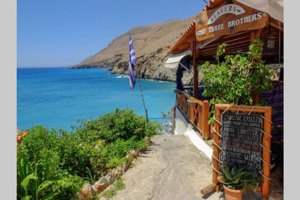 Great Sea-View Apartment. Khóra Sfakíon Dış mekan fotoğraf